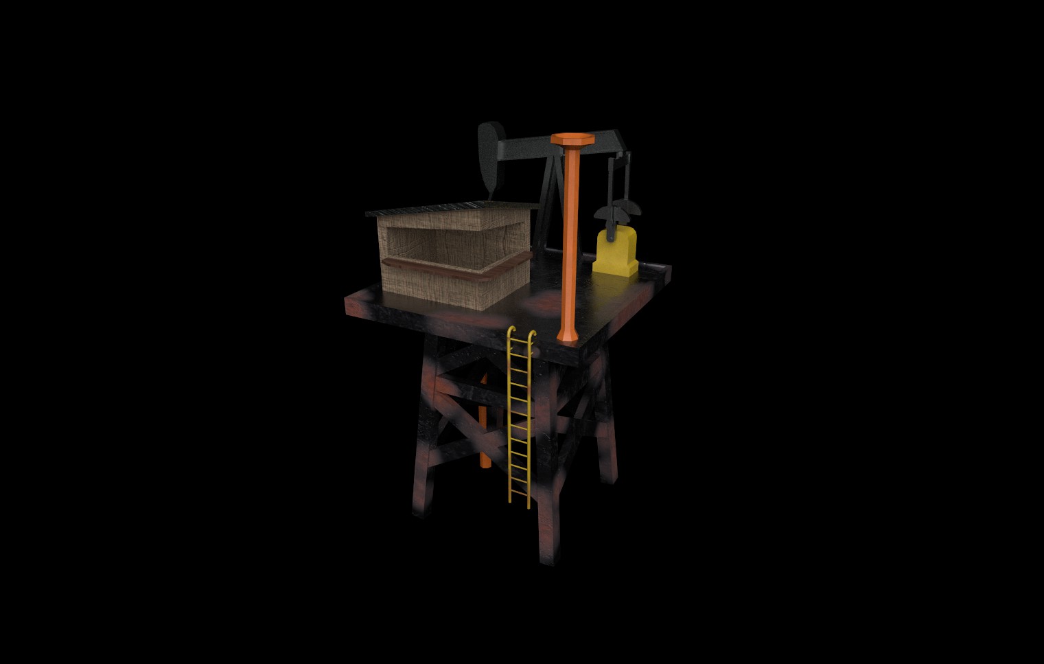 Oil Rig Model